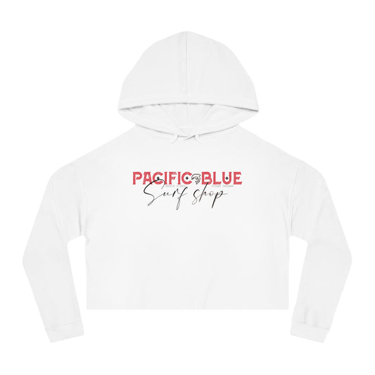 Beach Vibes, Ocean Dreams/ Pacific Blue Surf Shop/ WCI Women’s Cropped Hoodie