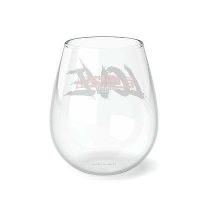EL423 Gypsy Love Stemless Wine Glass, 11.75oz