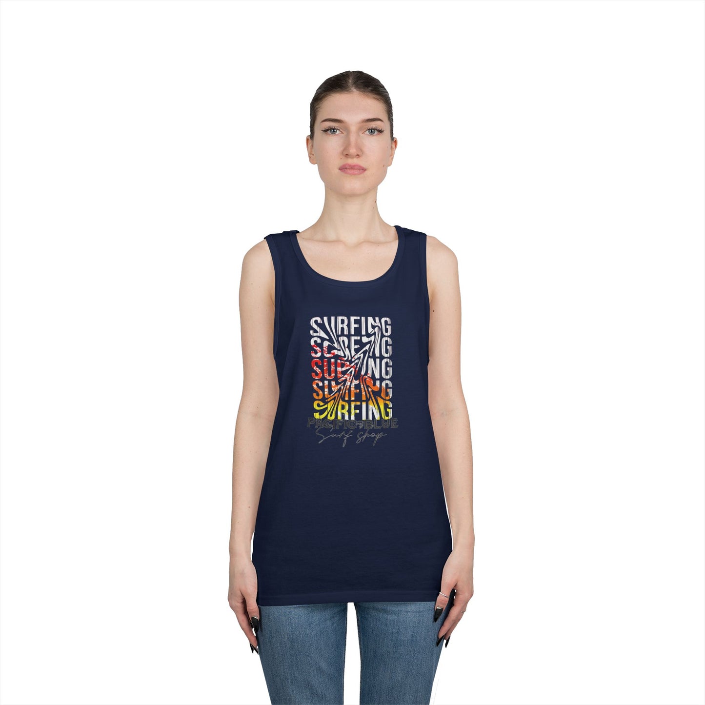 Surfing Sunset 1 /Pacific Blue Surf Shop   / WCI Tank Top