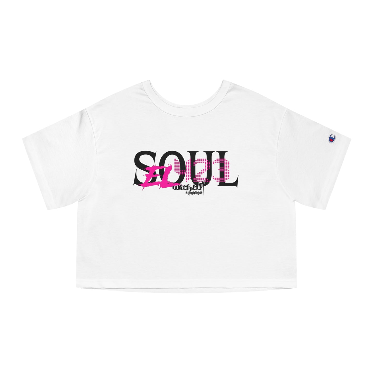 EL423 Soul Hot Pink/ Cropped T-Shirt