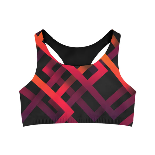 Sunset Serenade Seamless Sports Bra