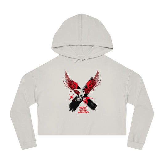 Extreme 2 Red / Cropped Hoodie