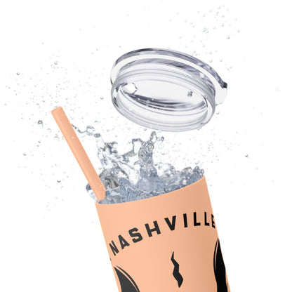 Wicked Nashville /Mint ( Shown)/ Skinny Tumbler with Straw, 20oz