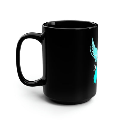Extreme 1 Teal /Black Mug, 15oz