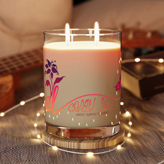 EL423 Crazy Love Sunset /on Glass /Scented Candle