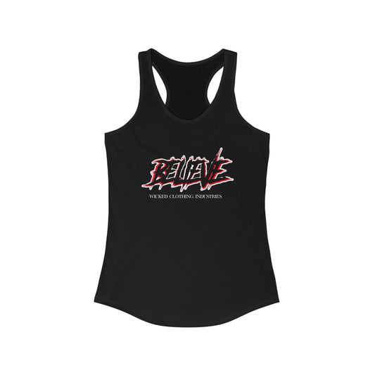 Believe  Racerback Tank Top