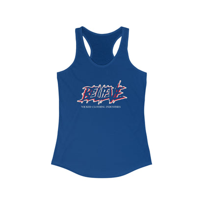 Believe  Racerback Tank Top