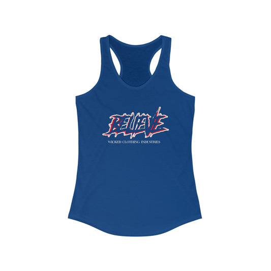 Believe  Racerback Tank Top
