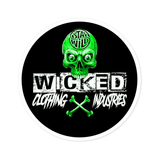 Stay Wild Neon Green WCI  Stickers, Indoor\Outdoor