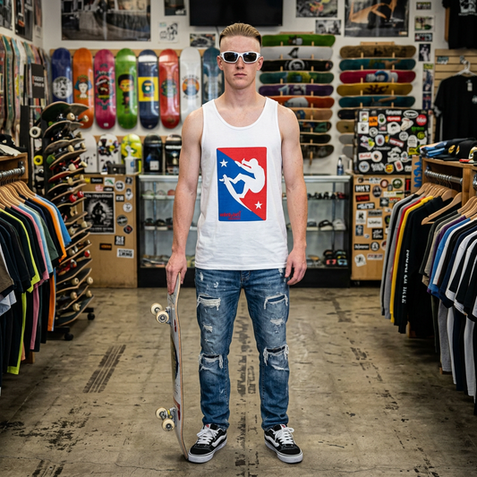 WCI American Skateboarder Graphic Tank Top
