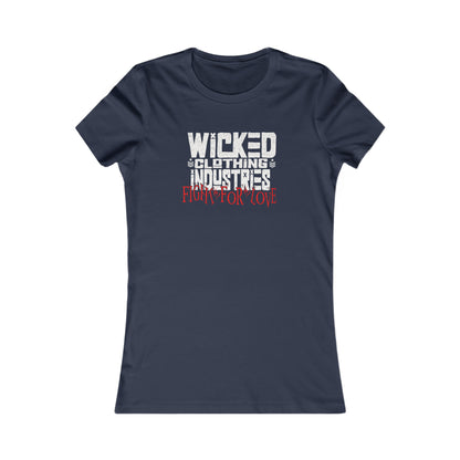 Fight For Love / White /Red / WCI / T-Shirt