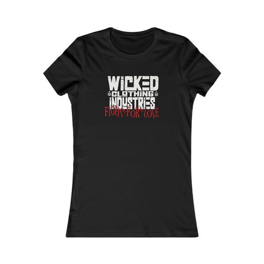 Fight For Love / White /Red / WCI / T-Shirt
