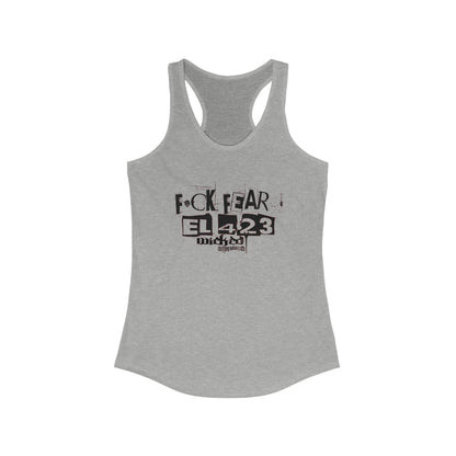 Fuck Fear WCI EL423 Black with Red highlights / Racerback Tank Top