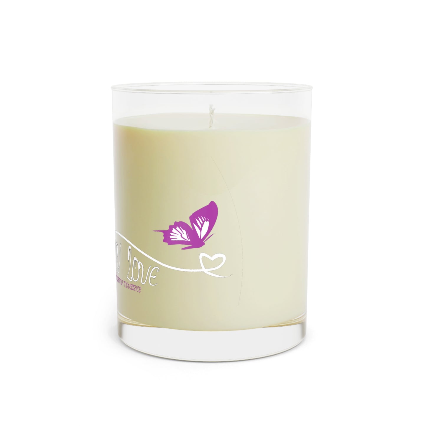EL423 Crazy Love /on Glass /Scented Candle