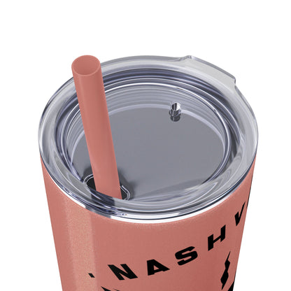 Wicked Nashville /Mint ( Shown)/ Skinny Tumbler with Straw, 20oz