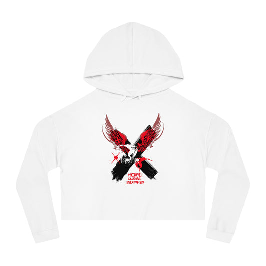 Extreme 2 Red / Cropped Hoodie
