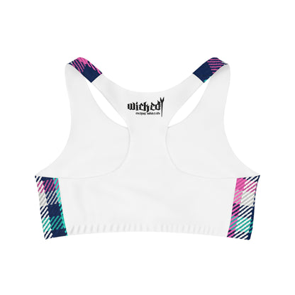 Tealberry Twist Seamless Sports Bra