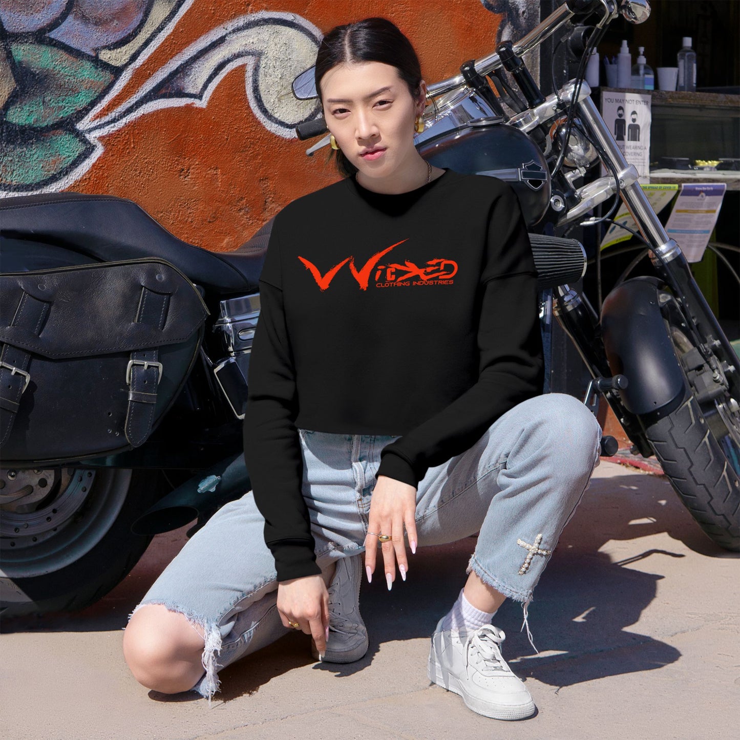 Chaos WCI  Cropped Sweatshirt