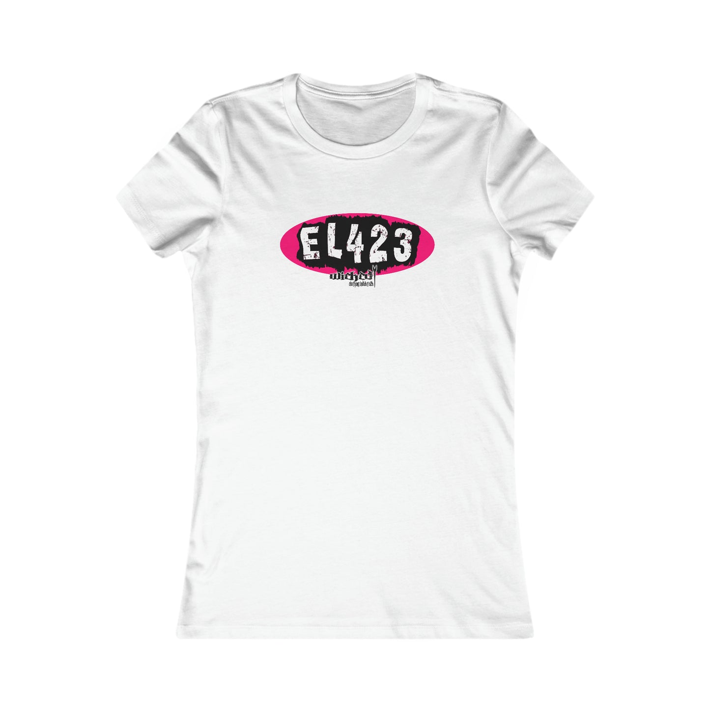 EL 423 Alternative / Hot Pink/White Tee
