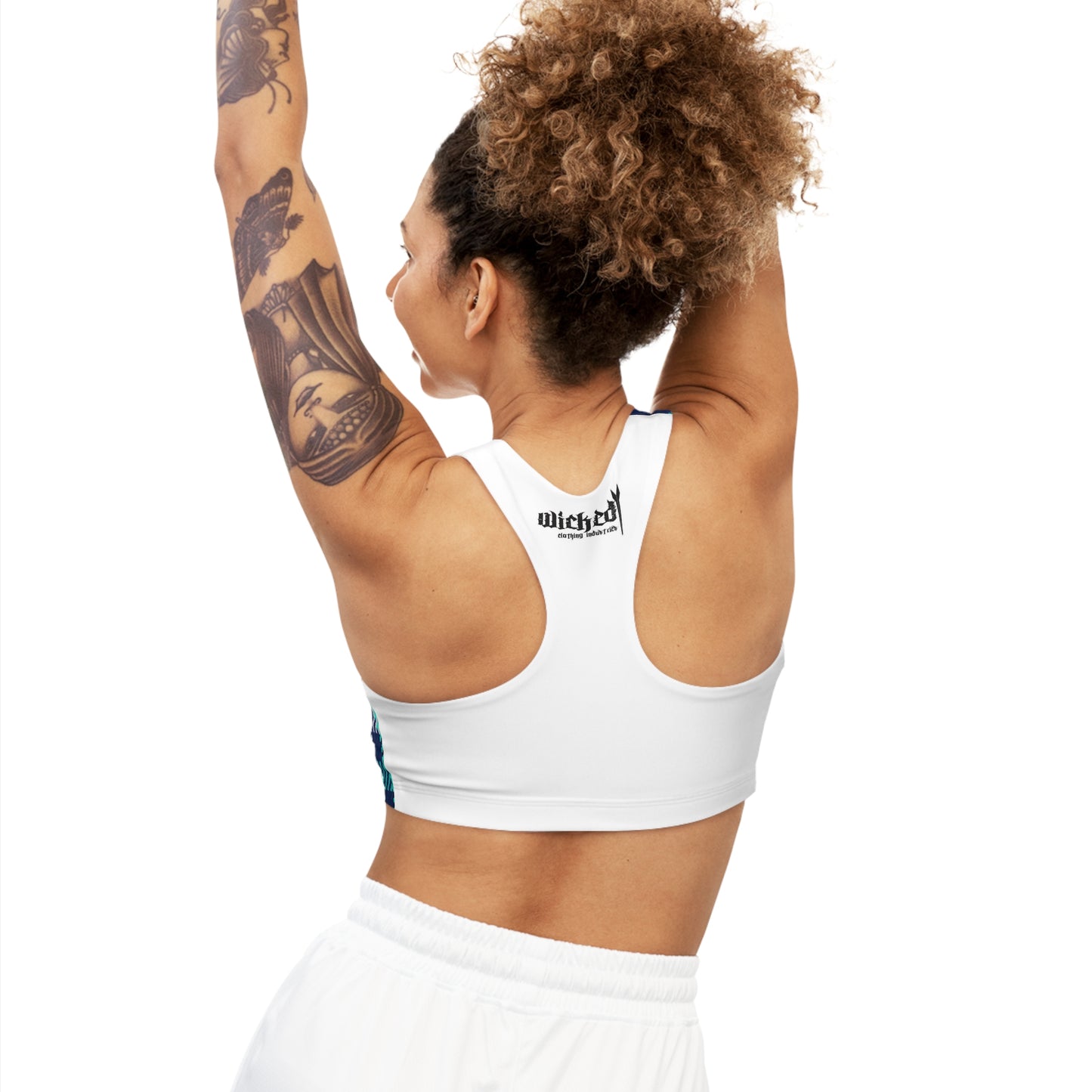 Tealberry Twist Seamless Sports Bra