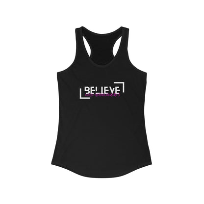 Believe 2 E.L. /Women's  Racerback Tank Top