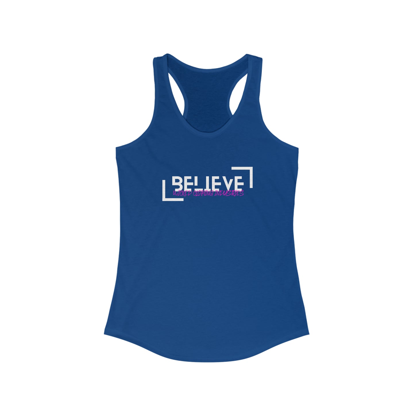 Believe 2 E.L. /Women's  Racerback Tank Top