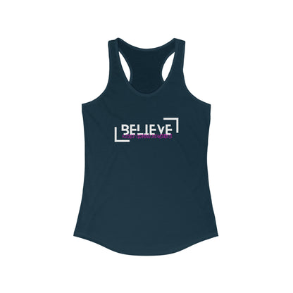 Believe 2 E.L. /Women's  Racerback Tank Top