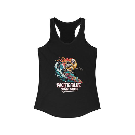 Blaze of the Dead/Pacific Blue Surf Shop / Women's Racerback Tank