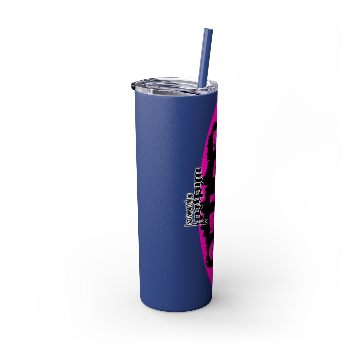 EL423 Alternative Hot Pink 2 / Skinny Tumbler with Straw, 20oz