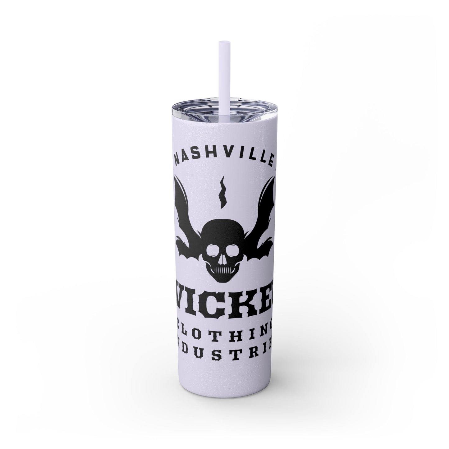Wicked Nashville /Mint ( Shown)/ Skinny Tumbler with Straw, 20oz