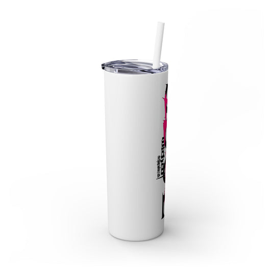 EL423 Soul Hot Pink/ Skinny Tumbler with Straw, 20oz