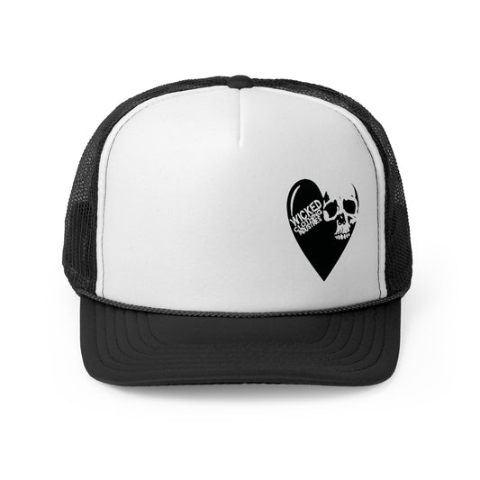 Wicked Heart/ Black/ Trucker Hat