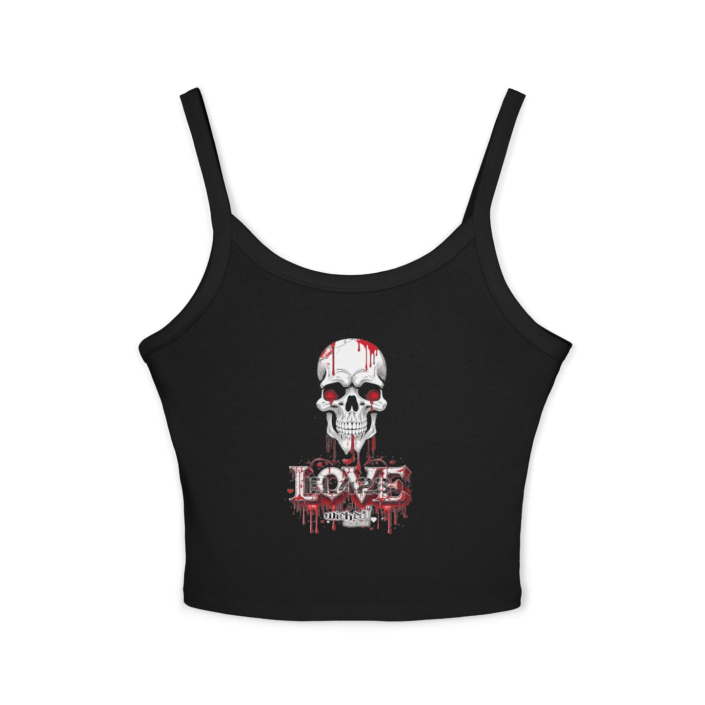 EL423 Bloody Vampire Love 2  / WCI / Spaghetti Strap Tank Top