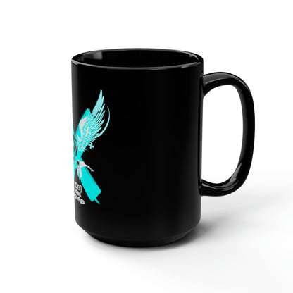 Extreme 1 Teal /Black Mug, 15oz