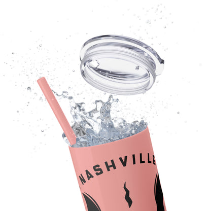 Wicked Nashville /Mint ( Shown)/ Skinny Tumbler with Straw, 20oz