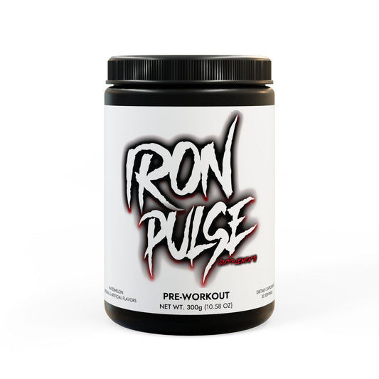 IRON PULSE /WCI/ Pre-Workout Supplement, Watermelon (300g, 10.58oz)