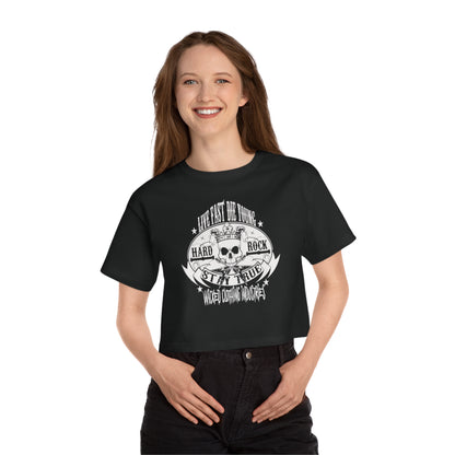 Stay True/ Rock N Roll/WCI/ Cropped T-Shirt