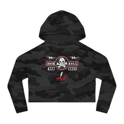 1982 Rock N Roll / Cropped Hoodie