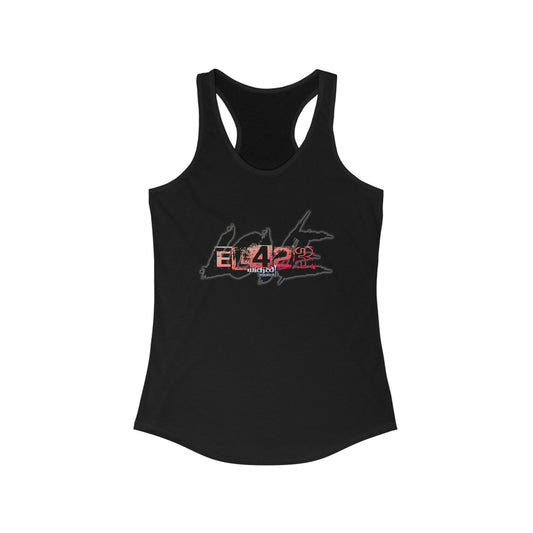 EL423 Wicked Love / Black/ Racerback Tank Top