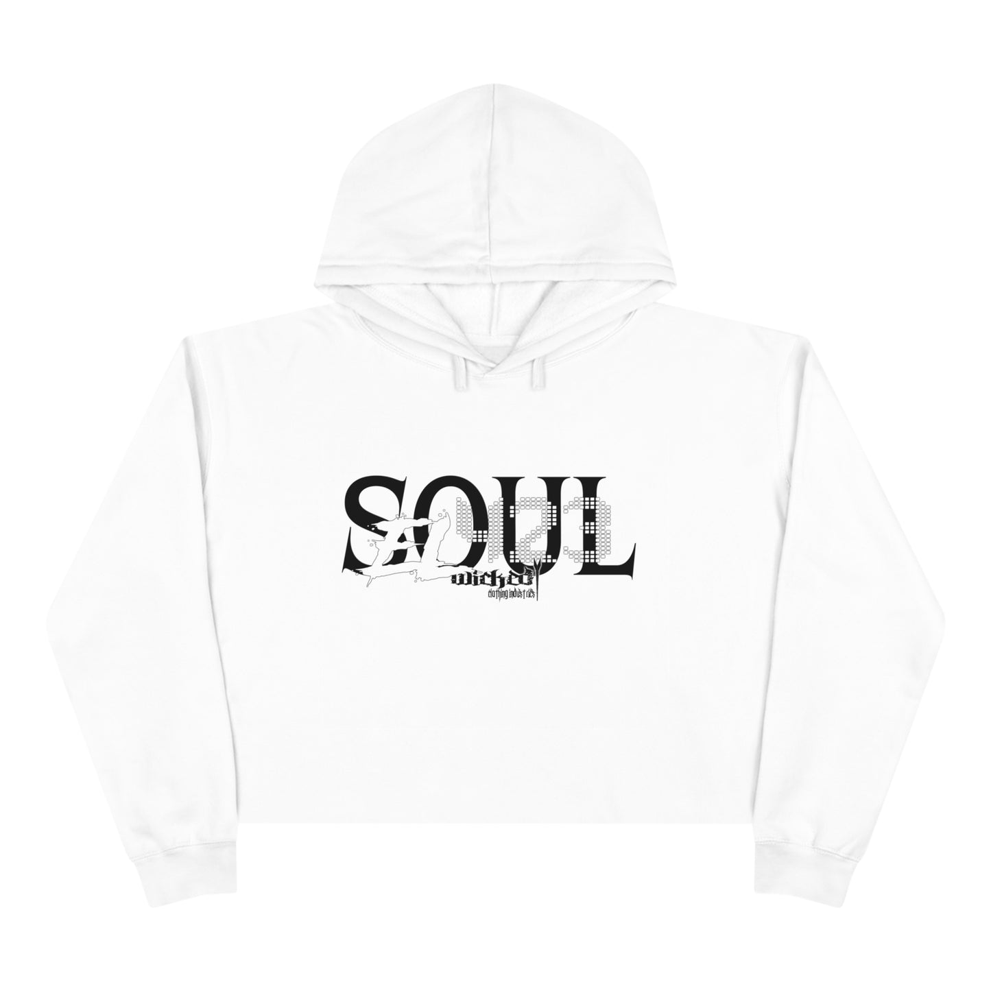 EL423 Soul /Black/Crop Hoodie