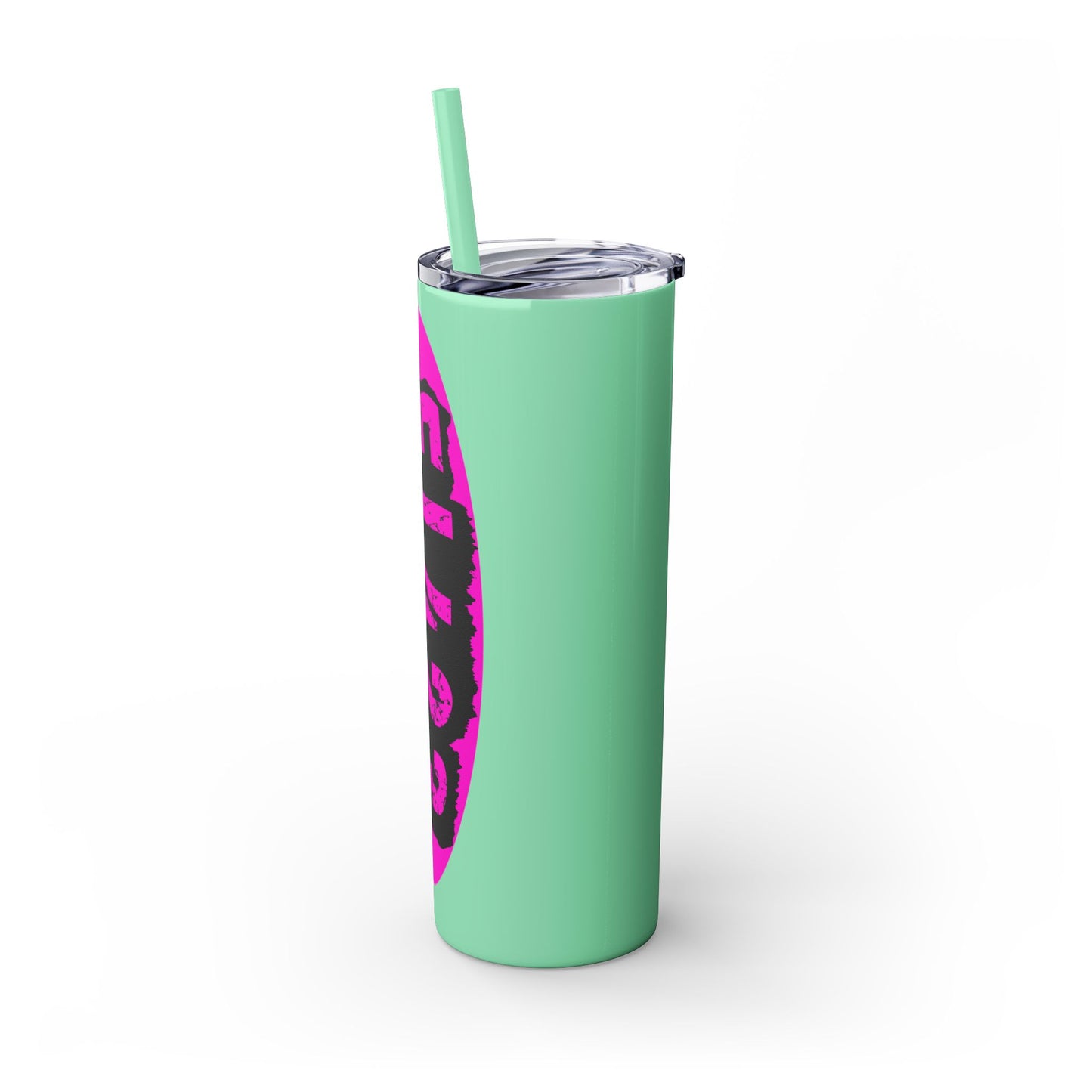 EL423 Alternative Hot Pink 2 / Skinny Tumbler with Straw, 20oz