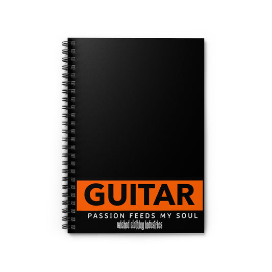 Guitar /Orange /Passion Feeds My Soul/ Ruled Line