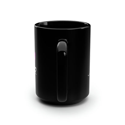 EL423 Crazy Love /Black Mug, 15oz