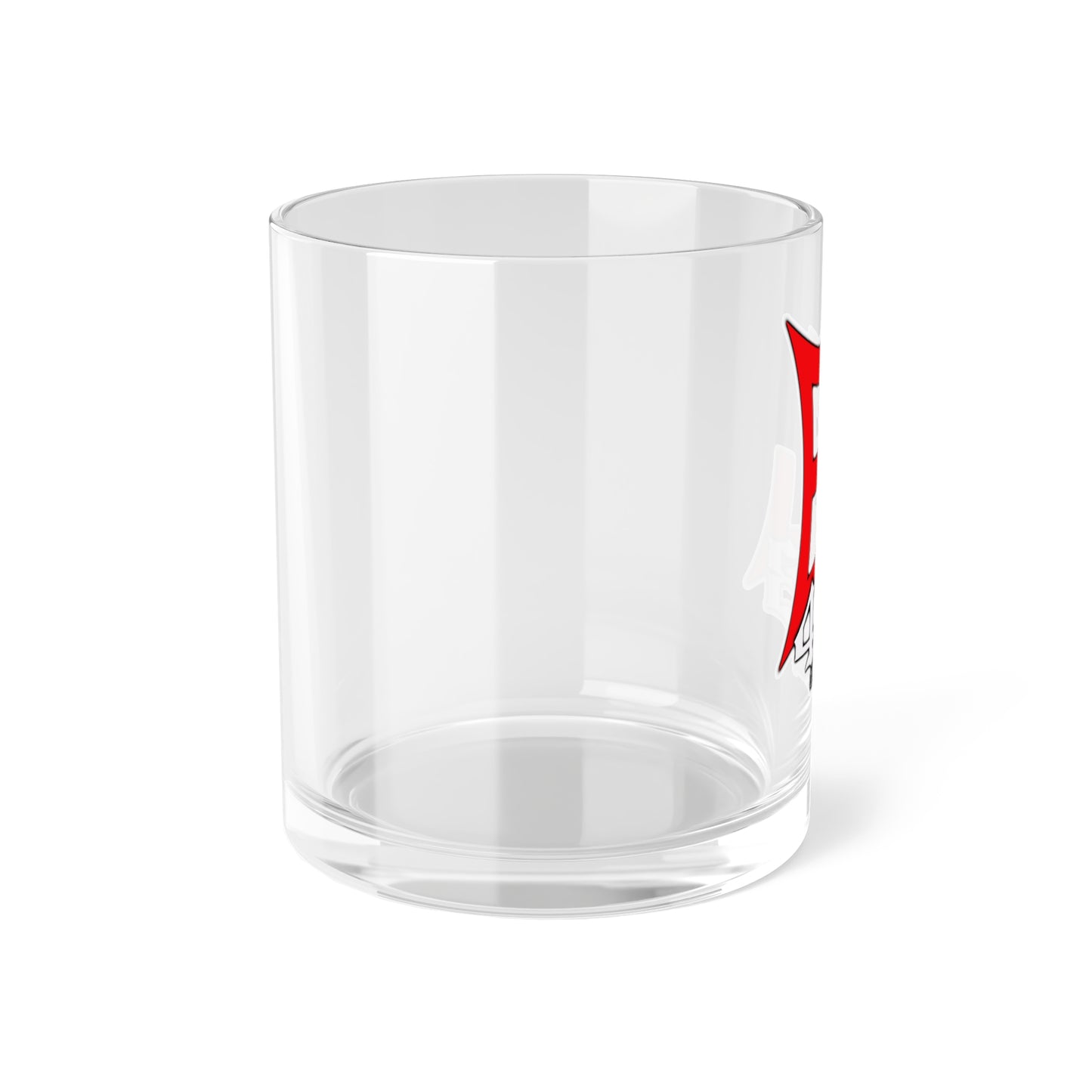 EL423 Red Bold Bar Glass