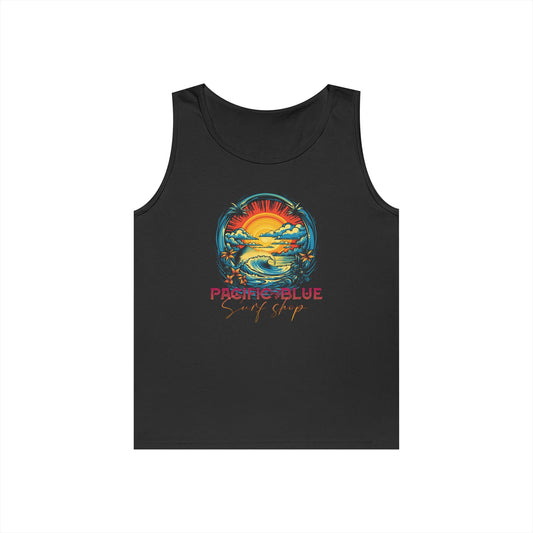 Sunset Wave 1/ Pacific Blue Surf Shop / WCI Tank Top
