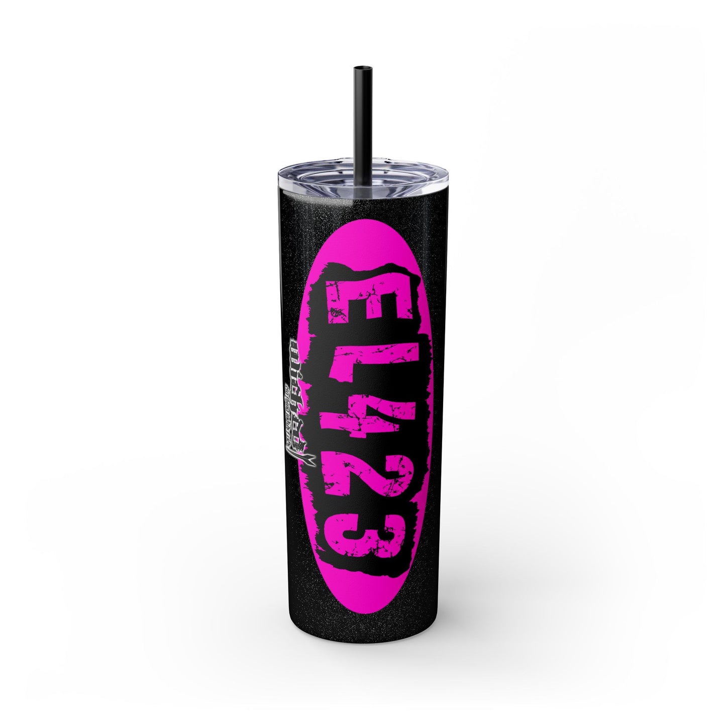 EL423 Alternative Hot Pink 2 / Skinny Tumbler with Straw, 20oz