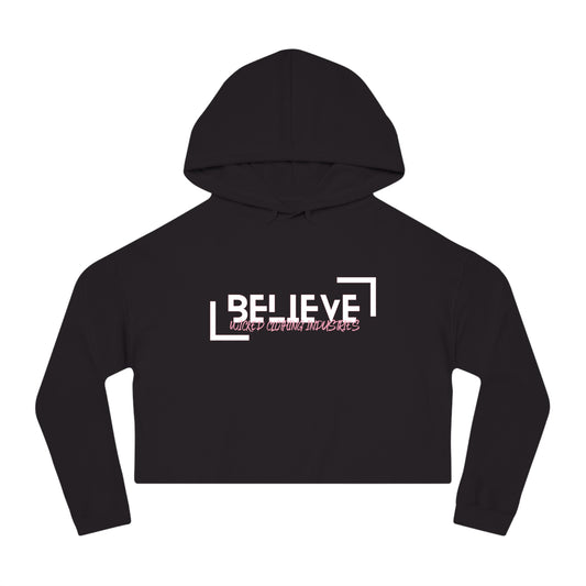 Believe 2 EL Soft Pink / Cropped Hoodie