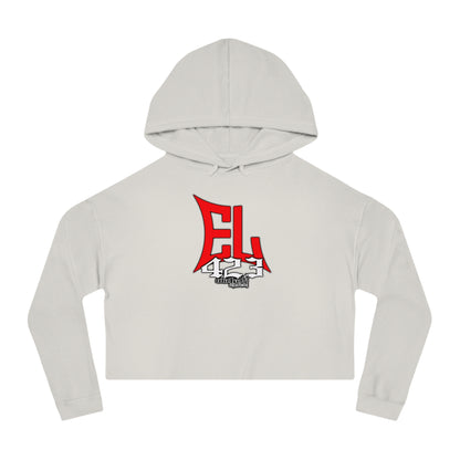 EL423 Red Bold/ Cropped Hoodie
