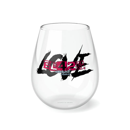 EL423 Gypsy Love Stemless Wine Glass, 11.75oz