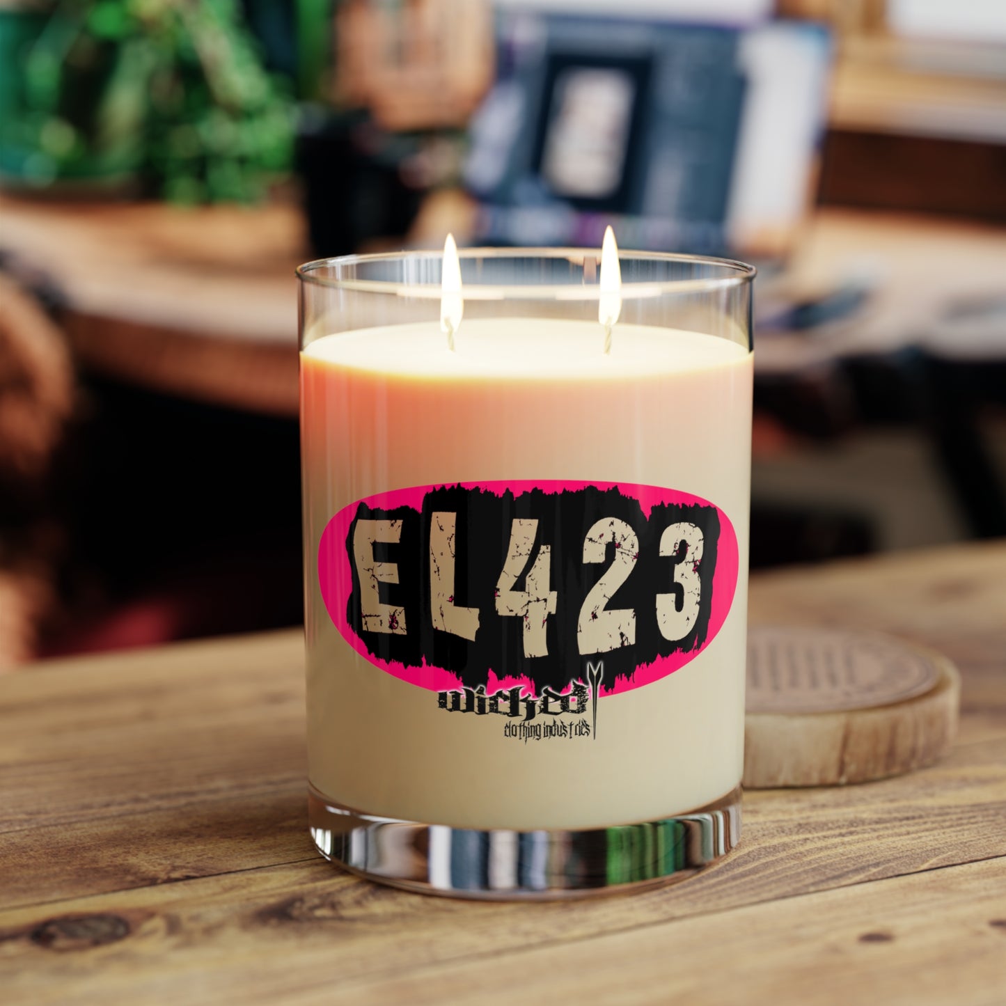 EL423 Alternative /Scented Candle -  Glass, 11oz